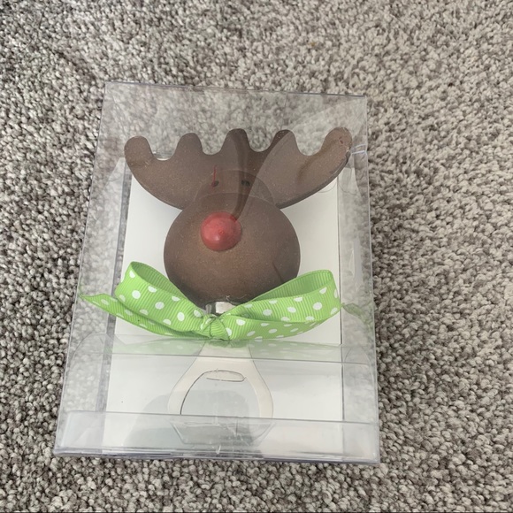 2/$20-Set of Reindeer Bottle Opener/Stopper NWT - Picture 2 of 7